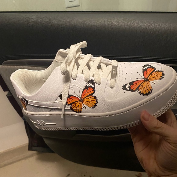 Custom airforce 1s!!! Size 8.5 - Picture 2 of 3